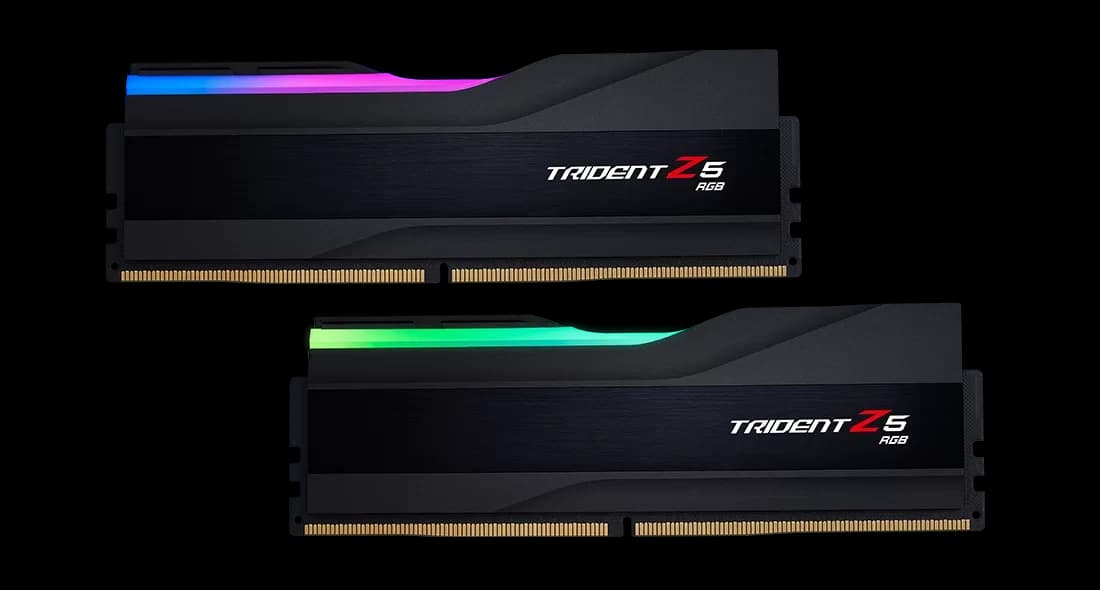 Representative G.SKILL Trident Z5 Neo RGB family image for Trident Z5 Neo RGB 32GB DDR5-6000 CL30 Memory Kit; not an exact product image