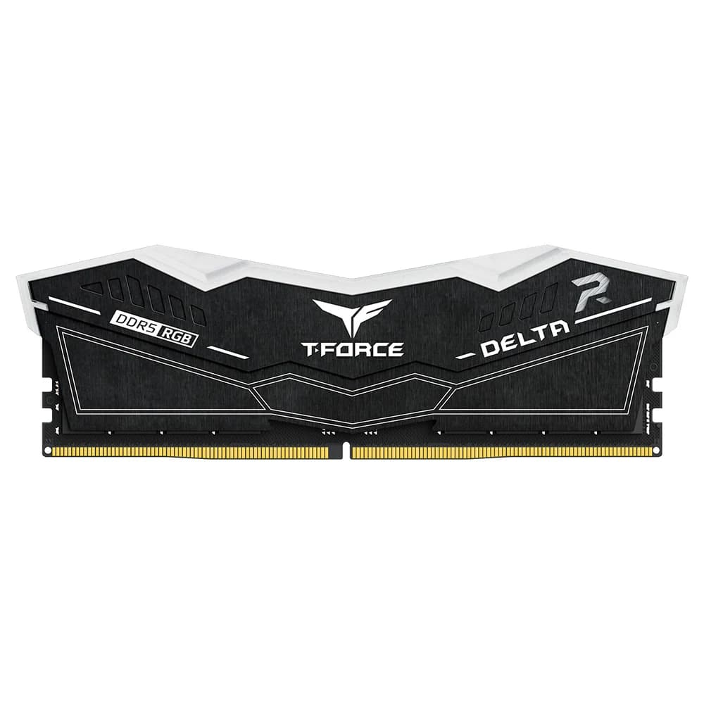 Representative TEAMGROUP T-FORCE DELTA RGB DDR5 Black family image for T-FORCE DELTA RGB DDR5 32GB 6000 CL30 Memory Kit - Black; not an exact product image